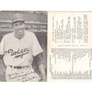 Duke Snider Brooklyn Dodgers 1952 ExhibitCard