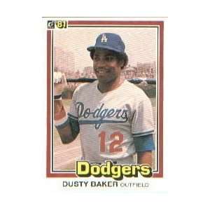  1981 Donruss #179 Dusty Baker