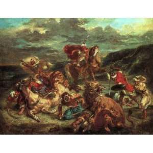  FRAMED oil paintings   Eugène Delacroix   32 x 24 inches 