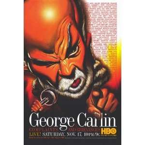 George Carlin Complaints and Grievances PREMIUM GRADE Rolled CANVAS 