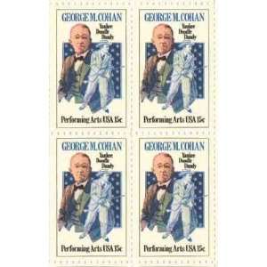  George M. Cohan Set of 4 x 15 Cent US Postage Stamps NEW 