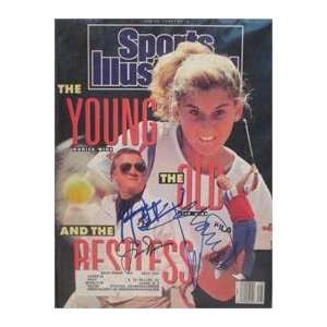 Jack Nicklaus, Monica Seles & George Steinbrenner autographed Sports 