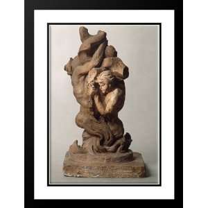 Bernini, Gian Lorenzo 28x38 Framed and Double Matted Tritons with 
