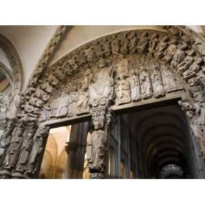 com Details from the Porch of La Gloria, Santiago Cathedral, Santiago 