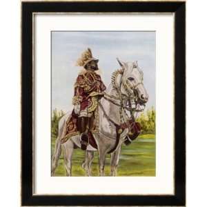  Haile Selassie Emperor of Ethiopia on His Horse Framed Art 