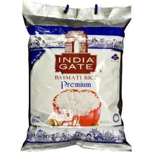 India Gate Basmati Rice Premium, 10 Pounds Bags  Grocery 