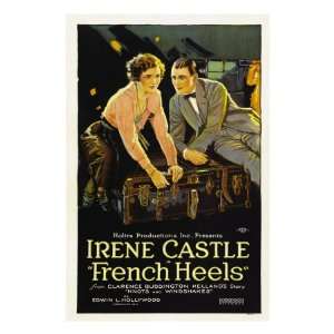  French Heels, Irene Castle, Ward Crane, 1922 Movie Premium 
