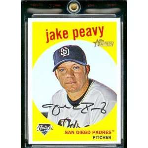2008 Topps Heritage # 443 Jake Peavy SP (SP   Short Print) / San Diego 