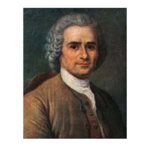  Jean Jacques Rousseau Premium Giclee Poster Print, 12x16 