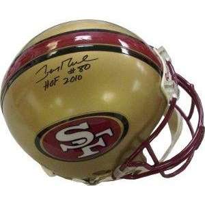 Jerry Rice signed San Francisco 49ers Proline Helmet HOF 2010 