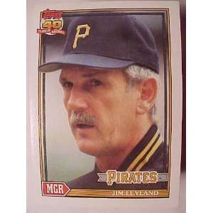  1991 Topps #381 Jim Leyland