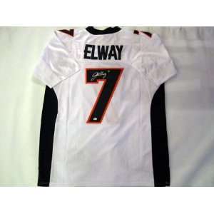John Elway Autographed Jersey