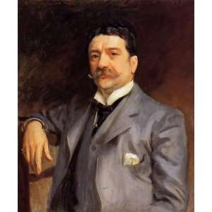 Oil Painting Portrait of Louis Alexander Fagan John Singer Sargent H