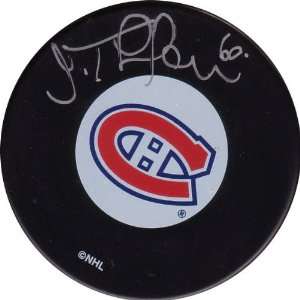 Jose Theodore Montreal Canadiens Autographed Hockey Puck