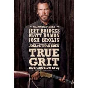    True Grit Movie Poster #04 Josh Brolin 24x36