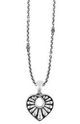 Lagos Chi Chi Fluted Heart Pendant Necklace $150.00