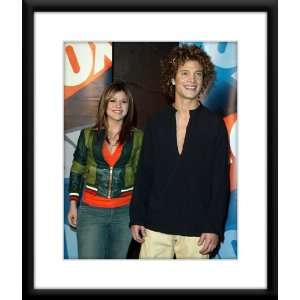  Kelly Clarkson & Justin Guarini Framed And Matted 8x10 