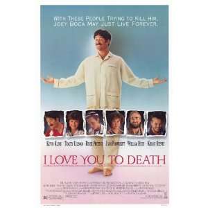   LOVE YOU TO DEATH ORIGINAL MOVIE POSTER KEVIN KLINE 