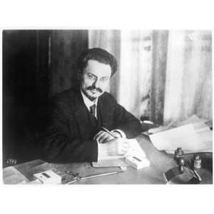 Leon Trotsky Russian Statesman, at Brest  Litovsk 1918 Photographic 