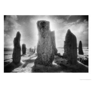 The Callanish Stones, Isle of Lewis, Scotland Giclee Poster Print by 