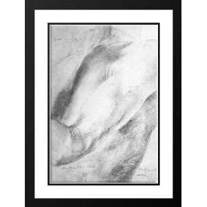 Grunewald, Matthias 28x38 Framed and Double Matted Forearm Study