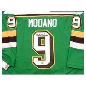 Mike Modano Autographed Hockey Jersey (Minnesota North Stars)