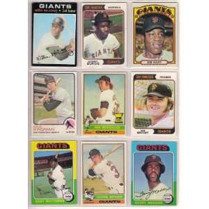 San Francisco Giants Heros of the 1970s (9) Card Baseball 