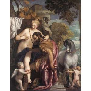 Hand Made Oil Reproduction   Paolo Veronese   24 x 30 inches   Mars 