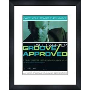  PAUL CARRACK Groove Approved   Custom Framed Original Ad 
