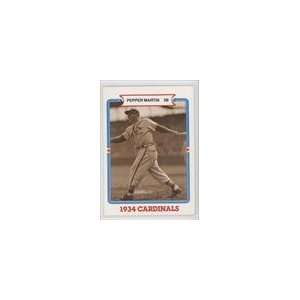  1987 Cardinals 1934 TCMA #3   Pepper Martin Sports Collectibles