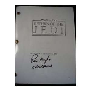  Signed Mayhew, Peter Star Wars Return Of The Jedi 