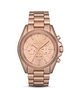 MICHAEL Michael Kors Womens Rose Gold Tone Watch, 43mm  Bloomingdale 