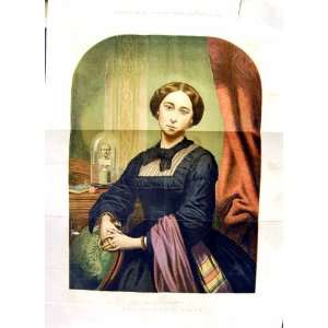    1862 COLOUR PORTRAIT ROYAL HIGHNESS PRINCESS ALICE