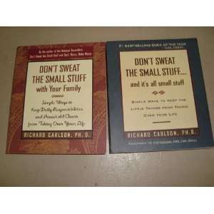 Dont Sweat the Small Stuff by Richard Carlson   2 Book Set of Dont 