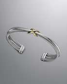 David Yurman X Single Row Bracelet   