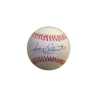  Rocky Colavito Autographed Baseball