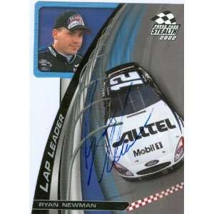 Ryan Newman Autographed/Hand Signed Trading Card (Auto Racing) 2002 