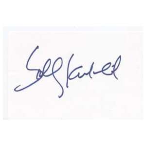 SALLY KIRKLAND Signed Index Card In Person