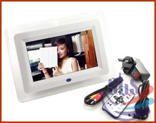   Wide Screen USB Digital Photo Picture Frame  Movie Player  