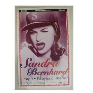 Sandra Bernhard Handbill Poster The Paramount Theater
