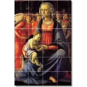 Sandro Botticelli Religious Shower Tile Mural 18  17x25.5 using (24 