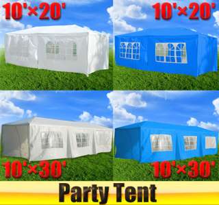   10x30 Outdoor Party Wedding Tent Gazebo Canopy with side walls  