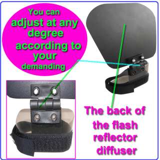 Flash Bounce Reflector Diffuser for Nikon SB600 SB800  