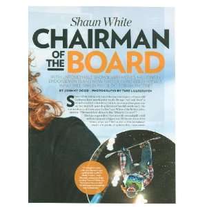  Clipping Snow Board Champion Shaun White 