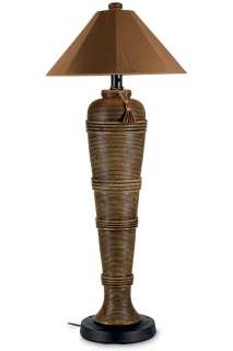 Floor Lamp in Canyon CoCoa With Sunbrella Shade