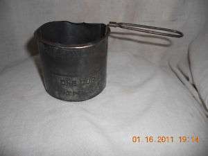 Vintage Metal 2 Cup Flour Sifter HAVE A LOOK  