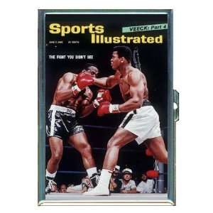  Muhammad Ali Sonny Liston 60s Boxing ID Holder, Cigarette 