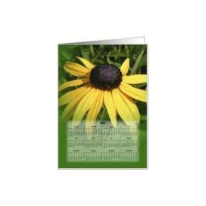  Floral Calendar, Black Eyed Susan Card Health & Personal 