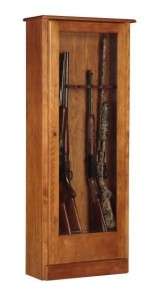 American Classics 10 Gun Cabinet Solid Wood Rifle Storage Safe NEW 