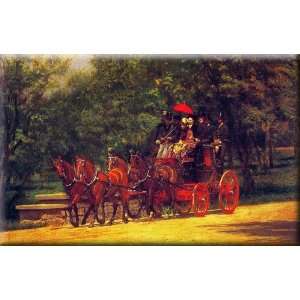 May Morning in the Park 16x10 Streched Canvas Art by Eakins, Thomas 